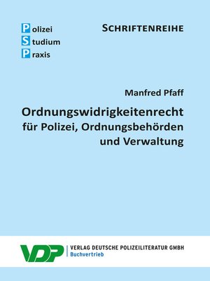 cover image of Ordnungswidrigkeitenrecht für Polizei, Ordnungsbehörden und Verwaltung